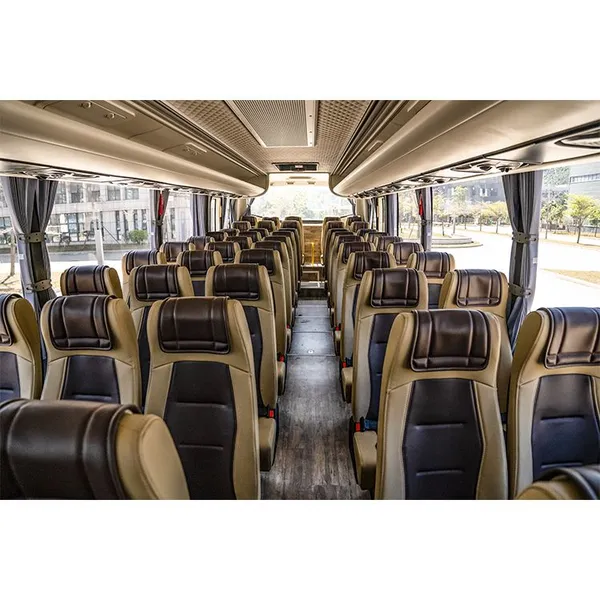 Chinese 12m 60-70 Seats Manual Passenger Bus Coach Vehicle Low Price and High Quality Diesel Automatic 65 Seats Coach Bus photo-5