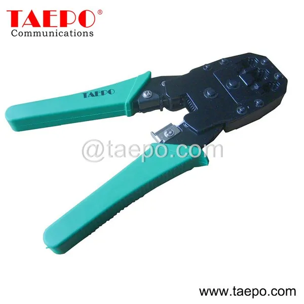 Free Sample Factory Price RJ11 RJ12 RJ45 network Crimping tool for crimp 4P 6P 8P modular connectors onto lan cables from China Manufacturer TAEPO for Sale