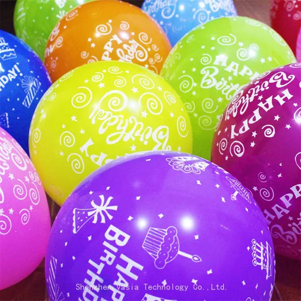 Bulk Age-Number Printed Balloons - 16th/50th Birthday Latex Balloons, Decorator-Ready Balloons photo-3