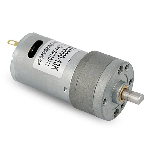 Factory Wholesale 32mm Gearbox 12V 24 Volt Low Rpm 1n. M High Torque Micro DC Electric Metal Gear Motor for Robots