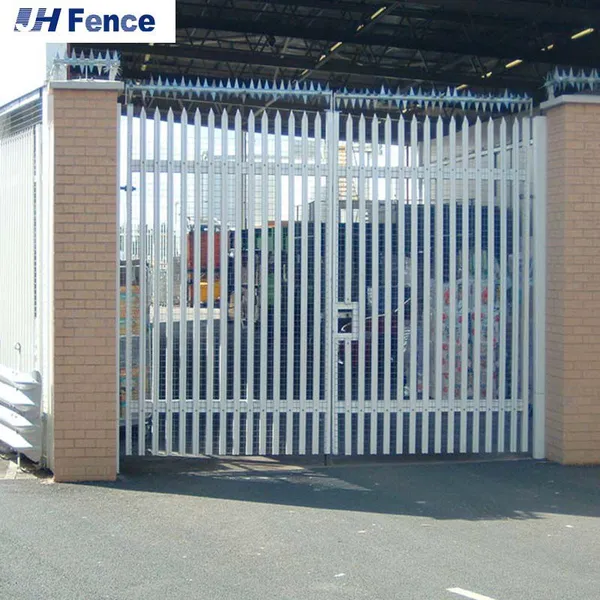 Luxury 'Low Carbon Steel Fence Front Door Security Gate Villa Garden Double Swing Gate