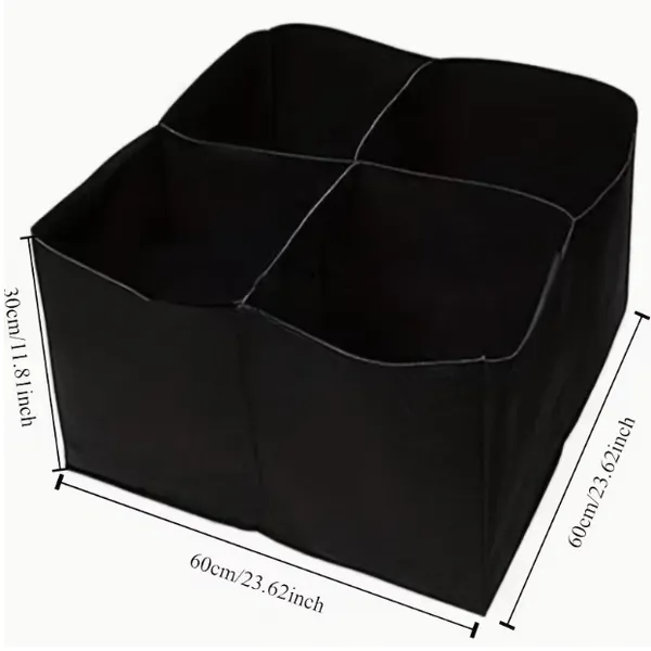 Square Grow Bags Anti Root Circling Fabric Planting Bags Bulk photo-4