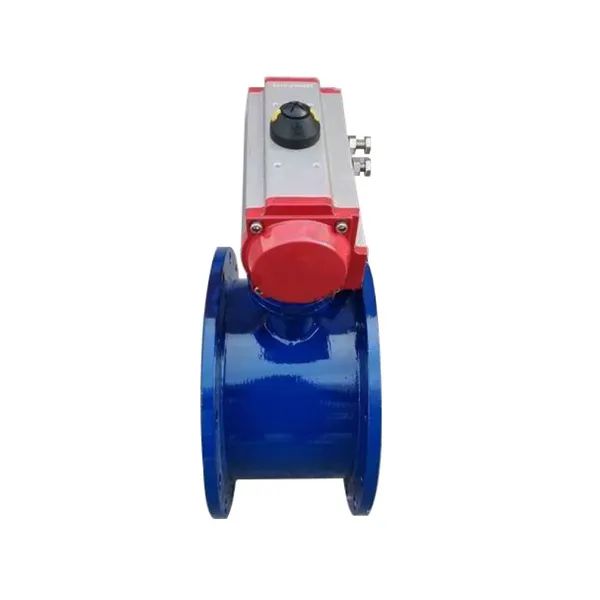 Manufacturer Direct Sales Pneumatic Flange Butterfly Valve High-quality Ventilation Butterfly Valve photo-2