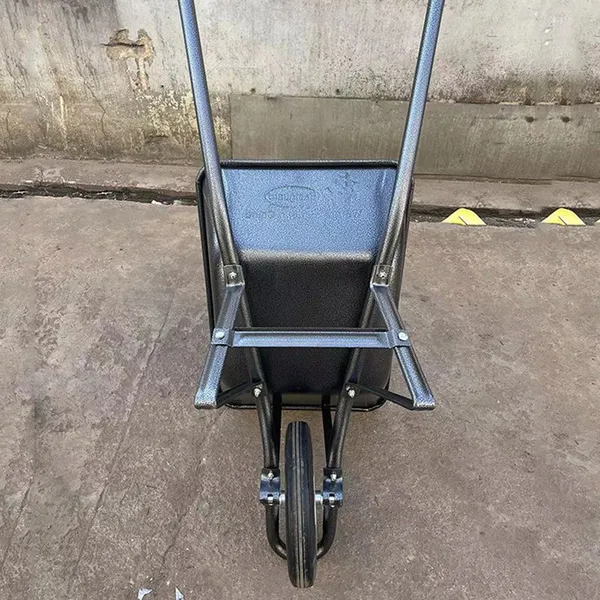 Heavy Duty Steel Tray Wheel Barrow With Anti Rust Coating for Agricultural Distributors Distributor Ready Packing for Yard Warehouse and Job photo-5