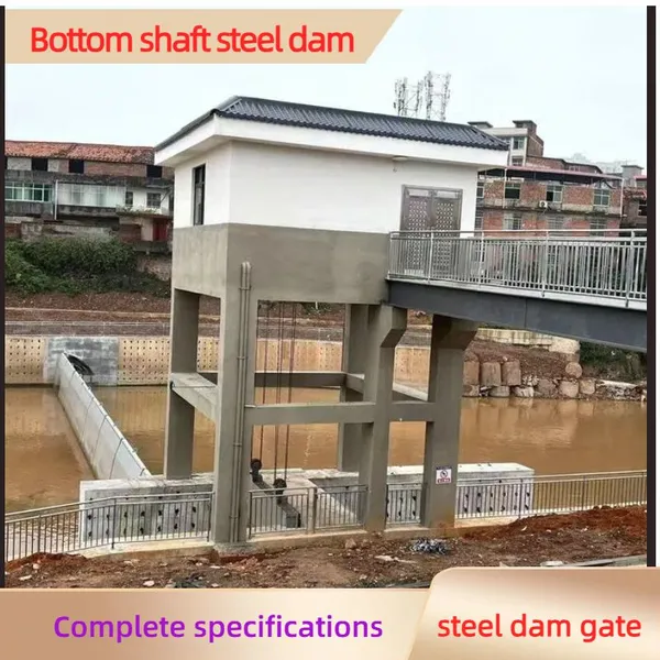 Corrosion Resistant Q345B Steel Bottom Shaft Flip Gate Stable Water Blocking For Urban River Water Storage photo-5