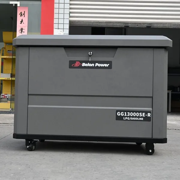 Тяжелый 10KW многоугольный тихий генератор с двойным цилиндром для резервного электропитания дома