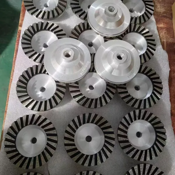 100mm M14 Aluminium Turbo Diamond Cup Wheel for Stone Grinding photo-3