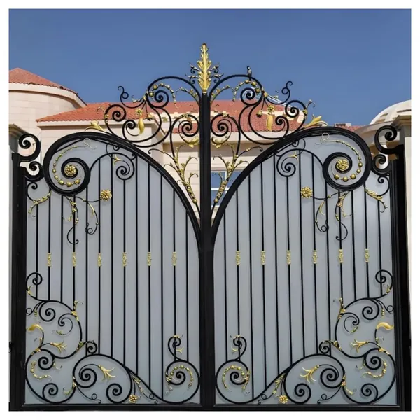20FT Australia Driveway Gates Wrought Iron Gates Aluminum Gate Design