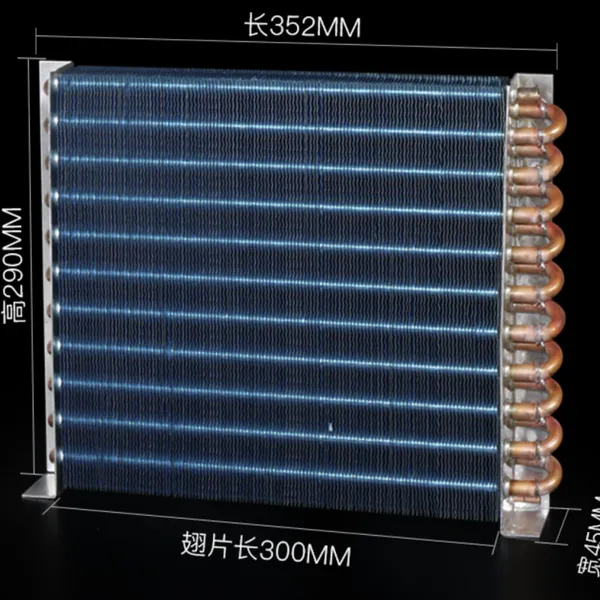 R410A Air-Cooled Condenser With Copper Tubes, -20°C to 60°C Ambient Temperature Range