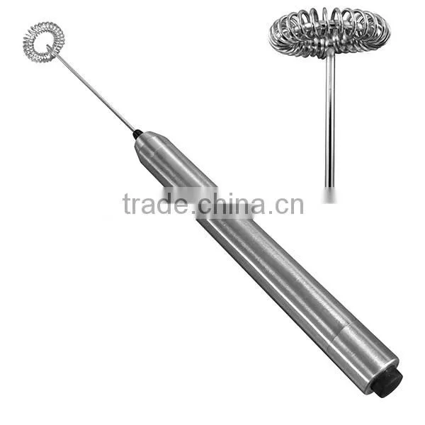 LFGB,FDA,CE Coffee Latte & Cappucino One Touch Handheld Milk Frother Handy Electric Milk Frother Quality Choice photo-5