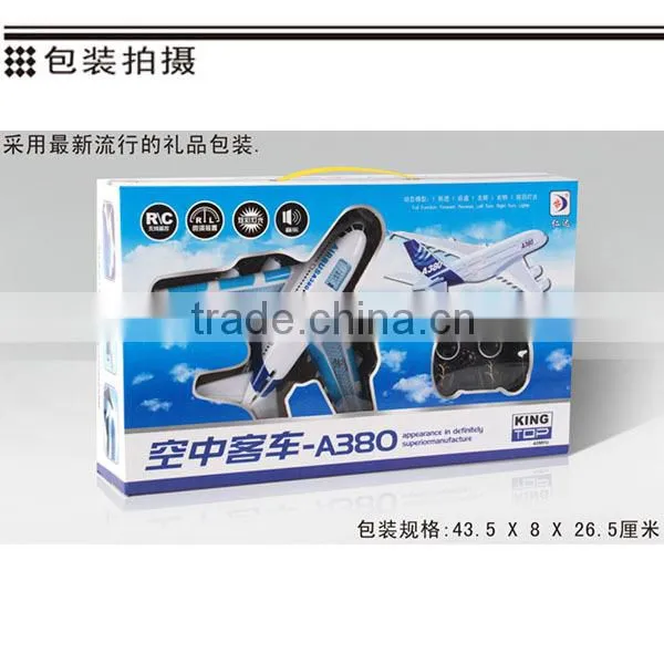 Airbus A380 Aircraft With Music and Lighting Toys 4 CH RC Airplane Best Gift For Children photo-6