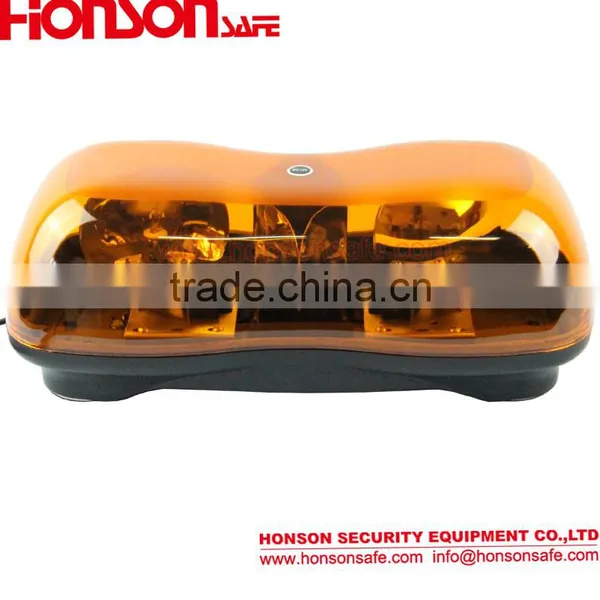 HSM200 Cheap Amber Warning Halogen Rotator Minibar Lightbar photo-5