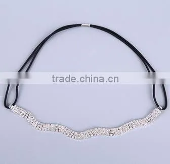 Lasted Designs Fancy Clean Crown Crystal Headbands For Wedding Bridal Hair Accessories photo-2
