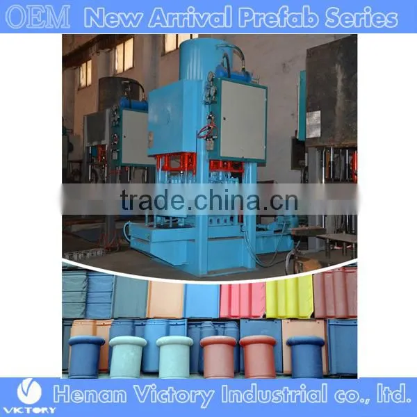 Heat Preserving Concrete Roof Tile Press Machine for Construction Material Making