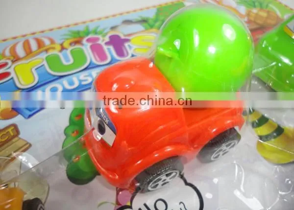 Mini Plastic Toy Fruit Car / Children Toys / Play House Toys photo-2