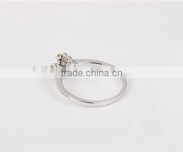 Guangzhou Factory OEM 925 Sterling Silver Zircon Ring,customize 9k,14k,18k Jewelry photo-5