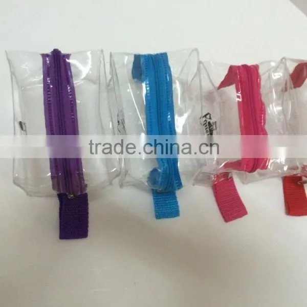 PVC Ziplock Bag Plastic Gift Packing Pouch PVC Material Bags With Zipper photo-6