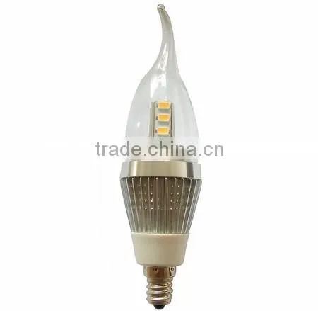 Good Quality White/warm White AC85V-265V E12 B22 Tail Light Led Candle Bulb photo-6