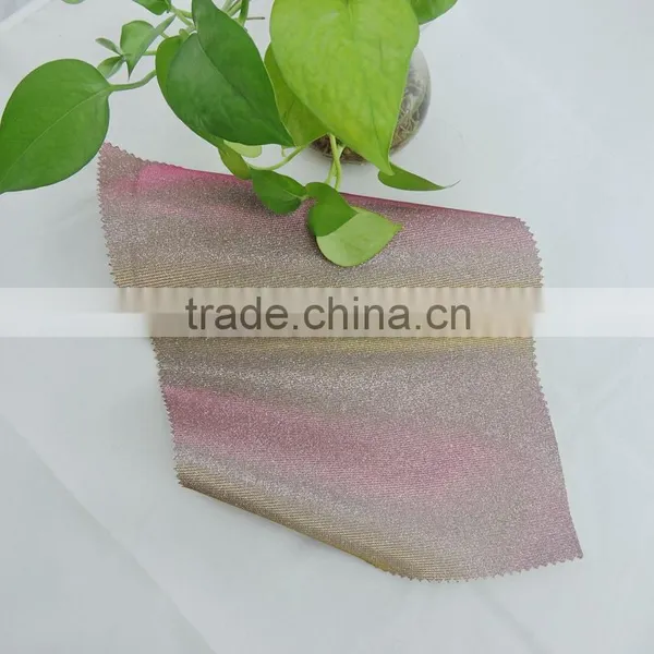 100% Polyester Material and Glitter Fabrics photo-3