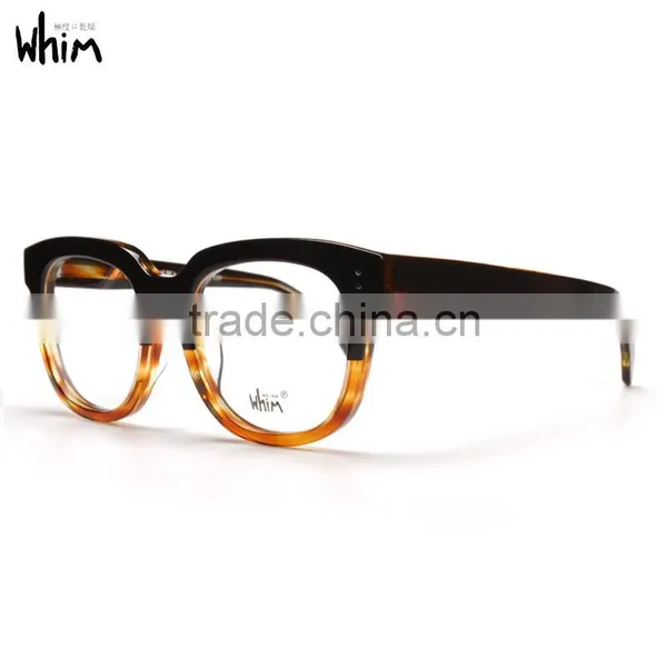 WHIM Retro Round Full Frame Handmade Acetate Glasses Frame photo-2