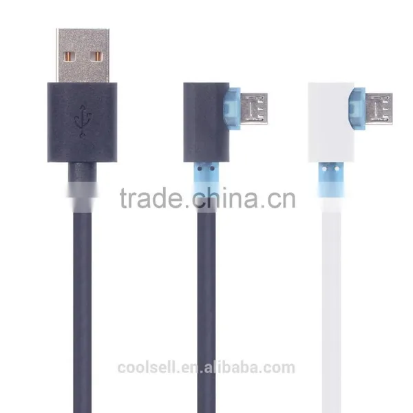 Fast Charging 2.0 Usb Data Cable, Left/right Angle Micro Usb Cable,90 Degree Micro o Usb Cable photo-4