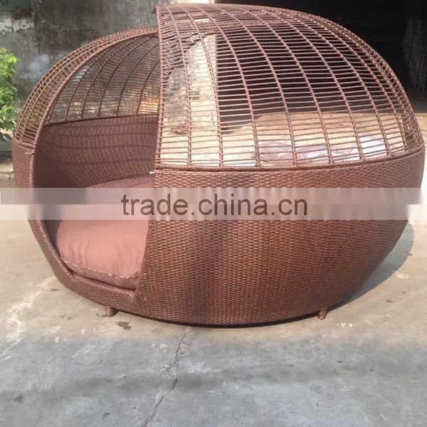 Hot Sale All Weather Wicker Rattan Pool Side Sunbed Lounge Furniture Outdoor Furniture photo-5