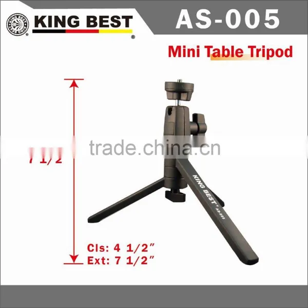 KINGBEST Mini Table Tripod / Mini Tripod for Cell Phone and Camera Folding Tripod Stand for Camera DV Camcorder