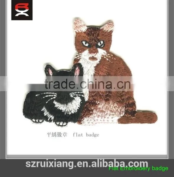 China OEM Iron On/sewn on Woven Patch Label photo-4
