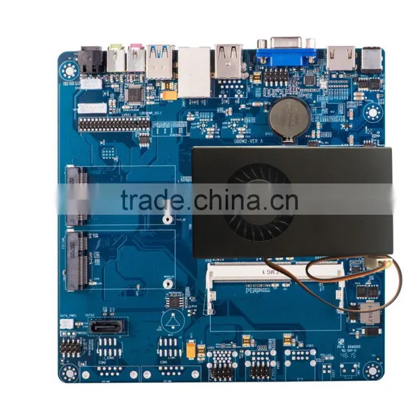 High Quality 2016 New All In One Motherboard Mini Motherboard Optional 4th 4010U i3 i5 i7 HTPC VGA, 4*USB,Support Win7/WIN8/W10 photo-3