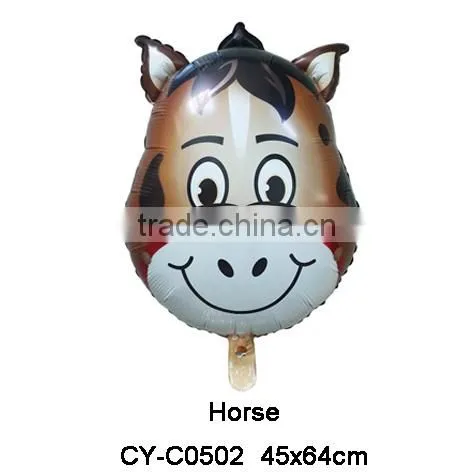 2016 New Design Cow Head Shaped Helium Balloon Animal Shape Foil Aluminium Balloon photo-5