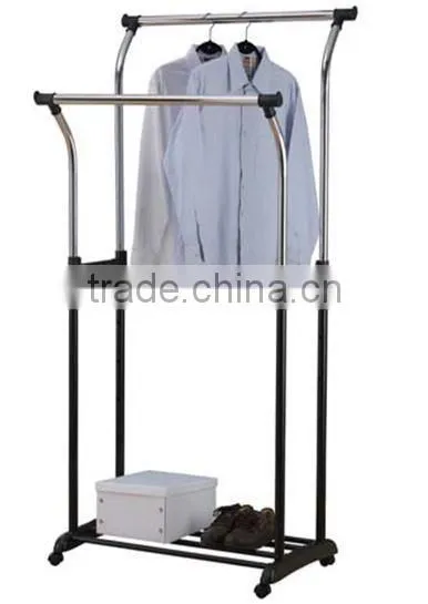 Fashion Retractable Garment Rack With Wheel photo-2