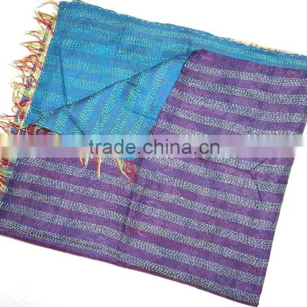 Vintage Designer Double Sided Shawls / Scarves photo-5