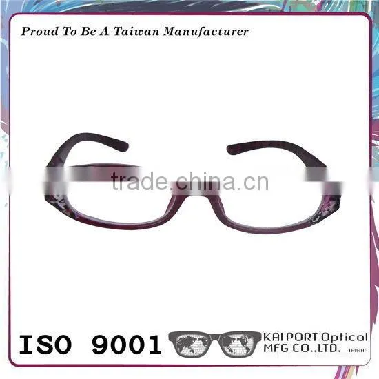 Pattern and Colour Combination With Diamond Shape Curving Design ce Optical Frame photo-3
