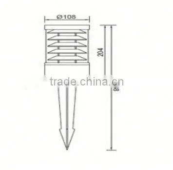 CE ROHS Approved High Quality Metal Material Outdoor Led Garden Lighting photo-4