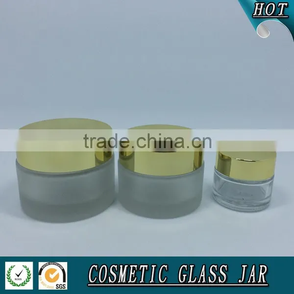 20g Empty Frosted Glass Cream Jar photo-6