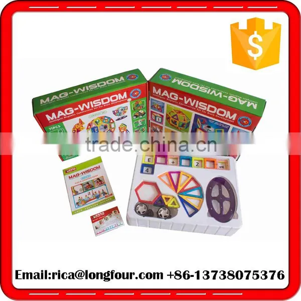 Mag Wisdom Magnetic Connecting Plastic Toys Brain Development photo-6