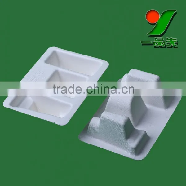 China Supplier Nontoxic Biodegradable Molded Bagasse Pulp/Moulded Sugarcane Fibre Cosmetic & Skincare Packaging photo-5