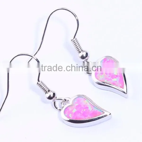 Pink Opal Wholesale 925 Sterling Silver Jewelry Earring photo-2