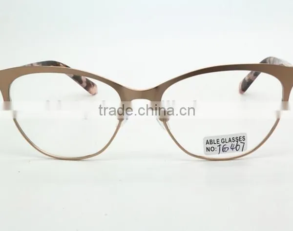 Best Brand Lady Promotional Custom Logo Metal Optical Spectacles photo-2