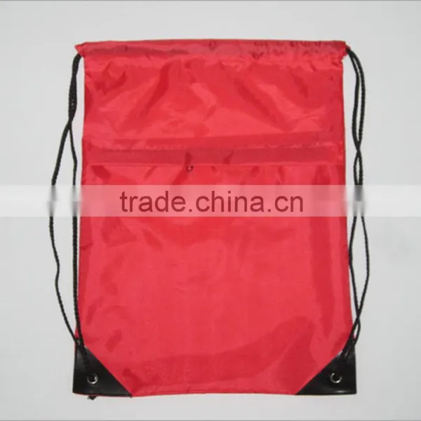 Factory Direct Sale Cheap Drawstring Bag With Front Zipper Pocket China Supplier Supplier's Choice photo-2