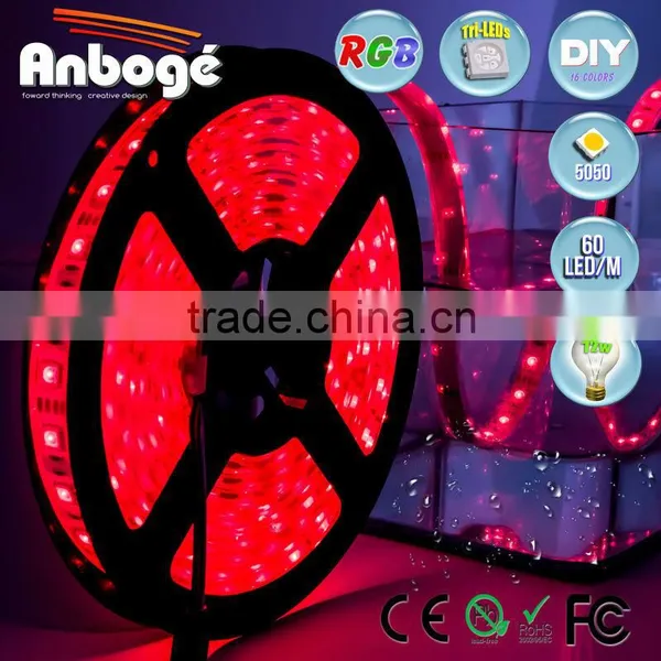 NEW PRODUCT 12V 5050 RGB 60 LED/M IP68 FULL WATERPROOF LED STRIP LIGHT Quality Choice
