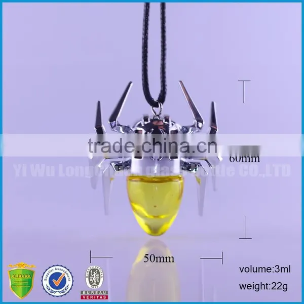 3ml Spider Car Hanging Perfume Bottles, Empty Refillable Car Hanging Bottle Wholesale photo-2