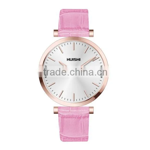 New Branded Modern Design PVD Plated Fashion Steel Watches for Girls