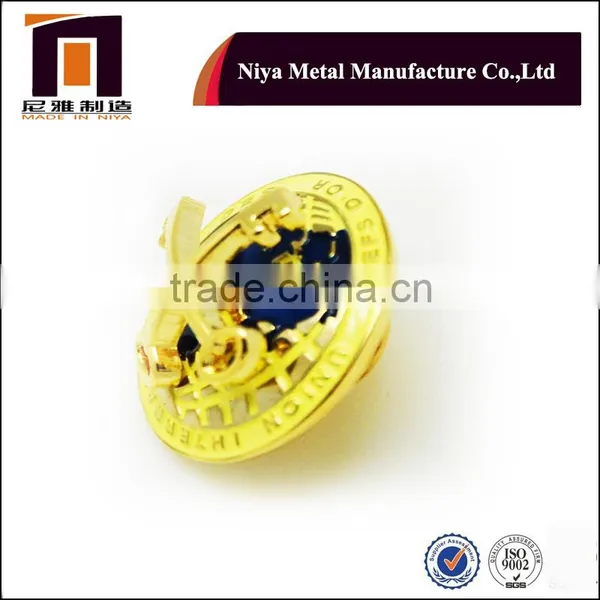 Golden Supplier Metal Lapel Pin With Logo Engraved Colours photo-4