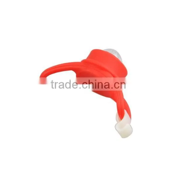 Round Silicone Shell Colorful Rear Light For Bike photo-5