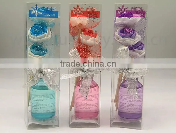 Fragrance Oil Flower Reed Diffuser With Pvc Box photo-2