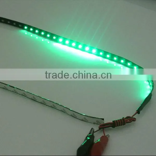 LED 90cm Strip Knight Rider 66 Smd Single Green Flashing Led Lights for Cars and Motorcycles photo-6