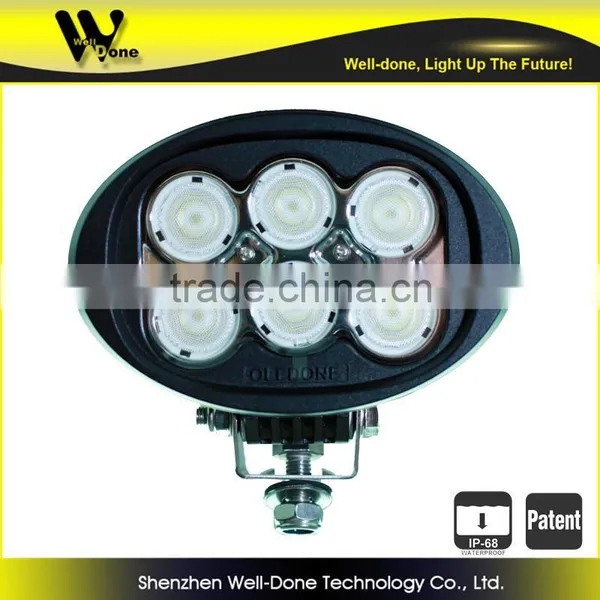 Factory Direct Offer Oledone IP68 Super Bright C Ree 6" Oval 60W Car Racing LED Work Light photo-2