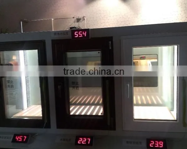 Horizontal Opening Pattern and Steel Frame Material Plastic Window and Door, Upvc Profile Window photo-6