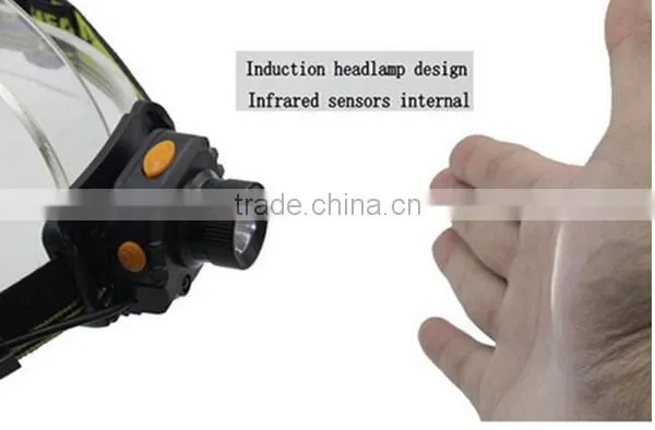 Rechargeable Infrared Sensing Control Head Lamp Light Headlamp photo-3